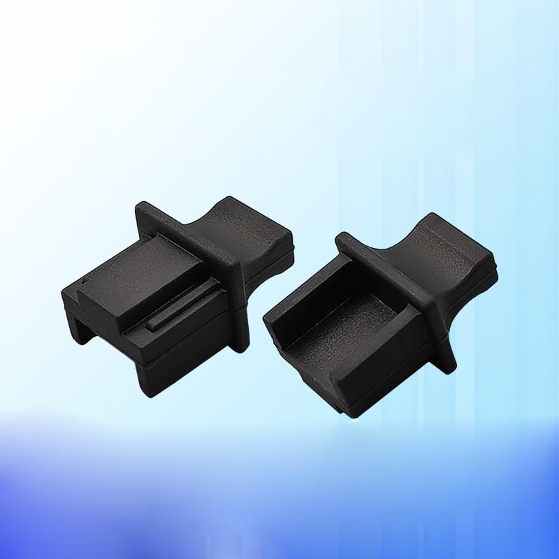ThtRht 30 Pack RJ45 Gigabit Switch Port Dust Cover Cap Protector with Handle Grip Plastic Plug Socket Stopper