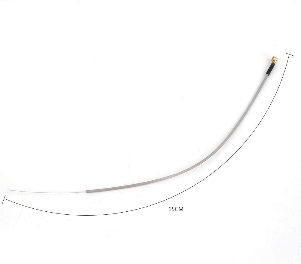 Dilwe 20Pcs 2.4G Receiver Antenna, ABS Aircraft Receiver Antenna Compatible Port for Futaba FrSky Replacement