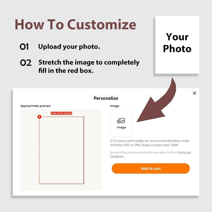 Skiennix Custom Poster Print - Personalized Photo Uploads | 12" x 16" Unframed Design