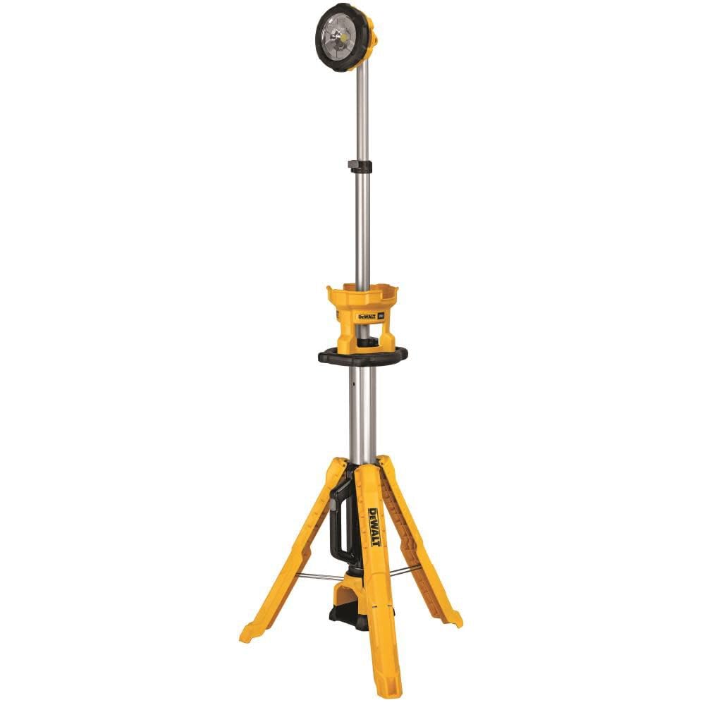 DEWALT 20V MAX LED Work Light with Stand, Tripod Light, 3000 Lumens of Brightness with 3 Modes, Tool Only (DCL079B)
