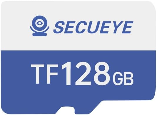 JOYNANO 128GB 10 FAT32 24/7 (128GB SECUEYE TF Memory Card with Type C Adapter, Class High Speed Reading/Writing