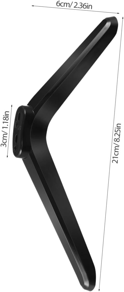 Happyyami 2Pcs Tv Mounting Brackets Stable Tabletop Tv Stand Holder with Non Slip Base Easy Installation No Drilling