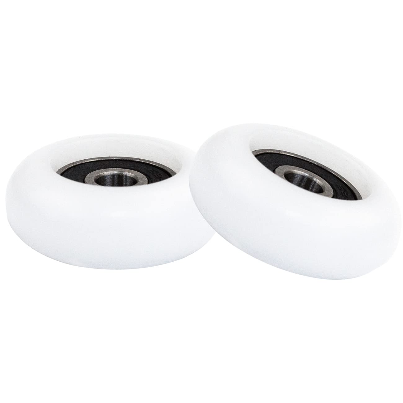 Total Gym Wheels/Rollers 2000, 3000, 3000 XL, and a Few Very Early XL, Platinum Plus, Pro, Supra and Many Others Set of 4 (White)