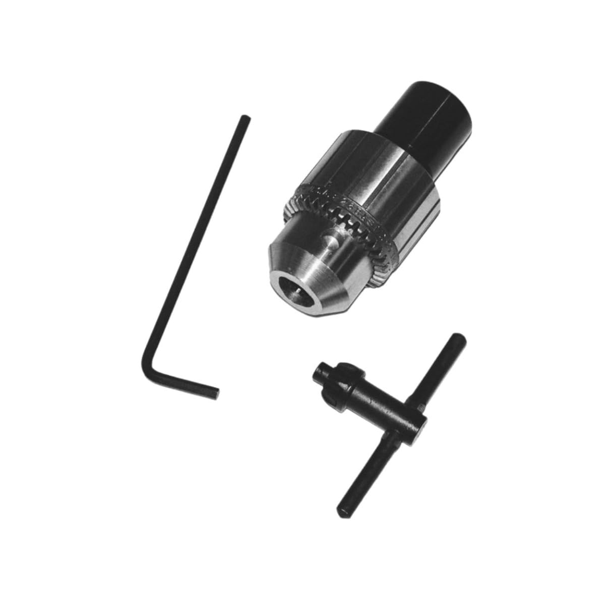Fein 3-Jaw Drill Chuck and Adapter Set for Magnetic Base Drill - Enables Twist Drill Use, Small and Blind Hole Applications, 1/2" Capacity - 64298190100