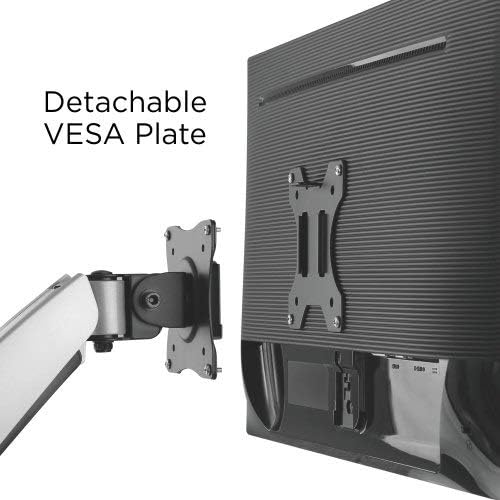 Mount Plus MP-XMA-03 Adapter VESA Mount Quick Release Bracket Kit | Stand Attachment and Wall Mount Removable VESA