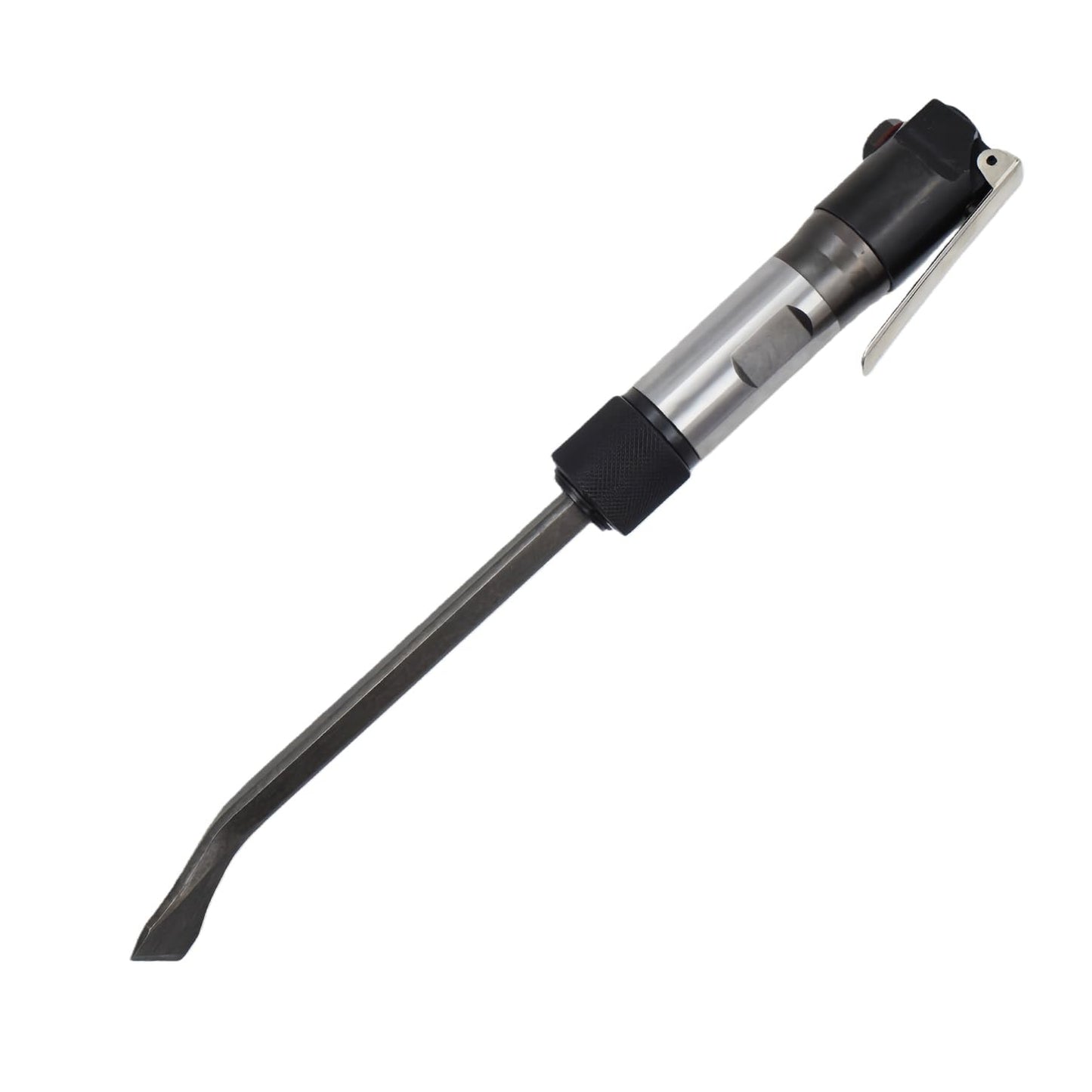 Pneumatic Chipper Hammer Air Flux Straight Shovel Chisel For Rust Removal Demolition Auto Body Work Concrete Demolition Weld Slag Removal Masonry Surface Prep With Extended Chisel Diameter 12mm 0.47"