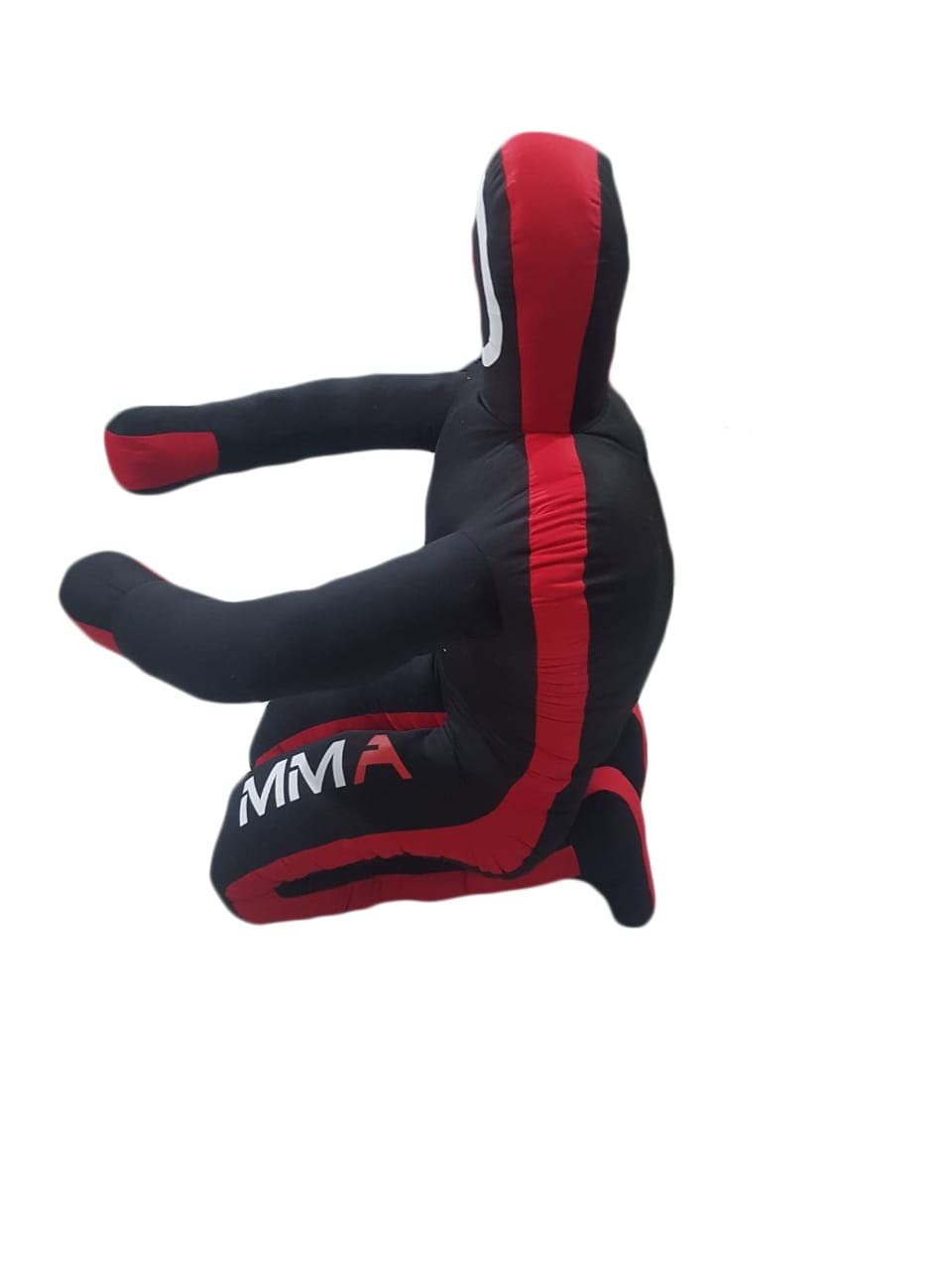 MMA Grappling Dummy - Judo Punching Bag, MMA BJJ Jiu Jitsu Sitting Position Hands Front (UNFILLED, Canvas) (59", Black Canvas)