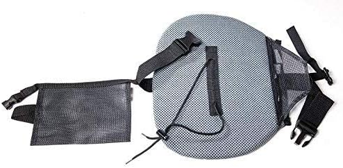 Cushioned Seat Pad, Gel Seat Pad for Canoes with Water Bottle/Thermos Holder, Portable Seat Cushion for Outdoor Watersports and Recreation