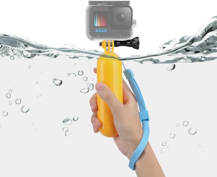 Reflex Camera 5-13, Swimming Floating Hand Grip for Compatible with Go Pro Hero DJI Osmo Action Waterproof Bright