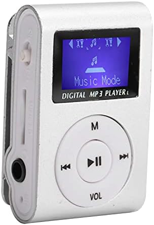 Zopsc-1 MP3 Portable Mini Music Player with LCD Screen, Built-in Memory, Expansion Slot, Sports Back Clip, Ultralight