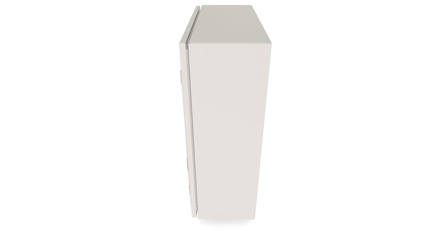 Rittal 8017.546, WM wall-mounted enclosure, Single Door, Carbon Steel, 23.6" Height x 19.7" Width x 8.27" Depth