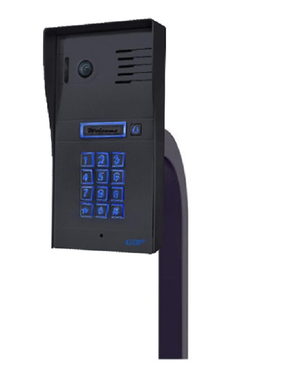 GBF Smart Video Door Phone & Doorbell Intercom System with a smart keypad(PL963PMBL-POE)- 1080P Camera, Built in POE, Control Two Locks remotely, Timed Unlock, RJ45 Hardwired or WiFi Bridge connection