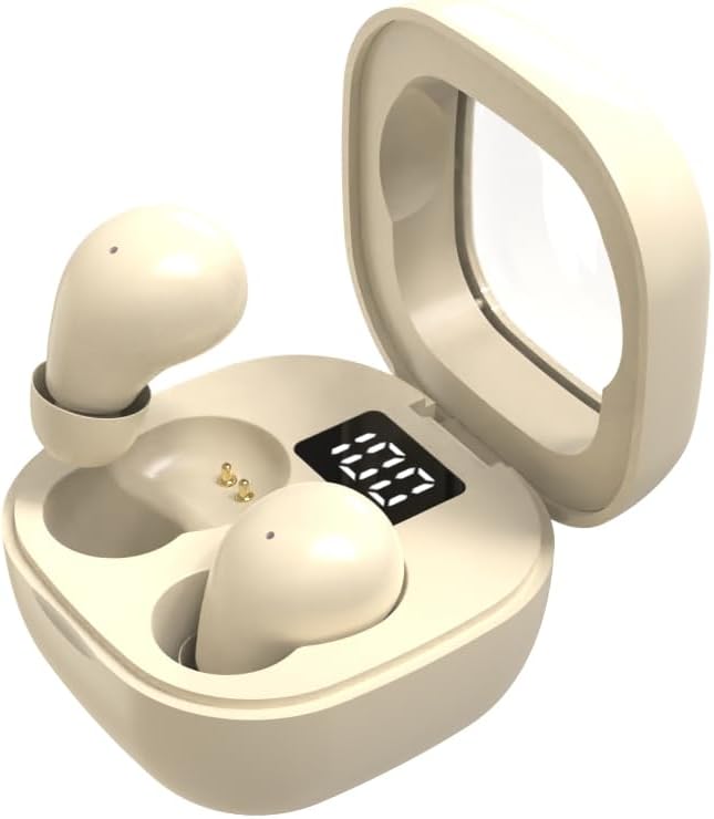 5.3 24 Mini Earbuds for Work and Sleep, Small Bluetooth Headphones, Hours Total Battery Life