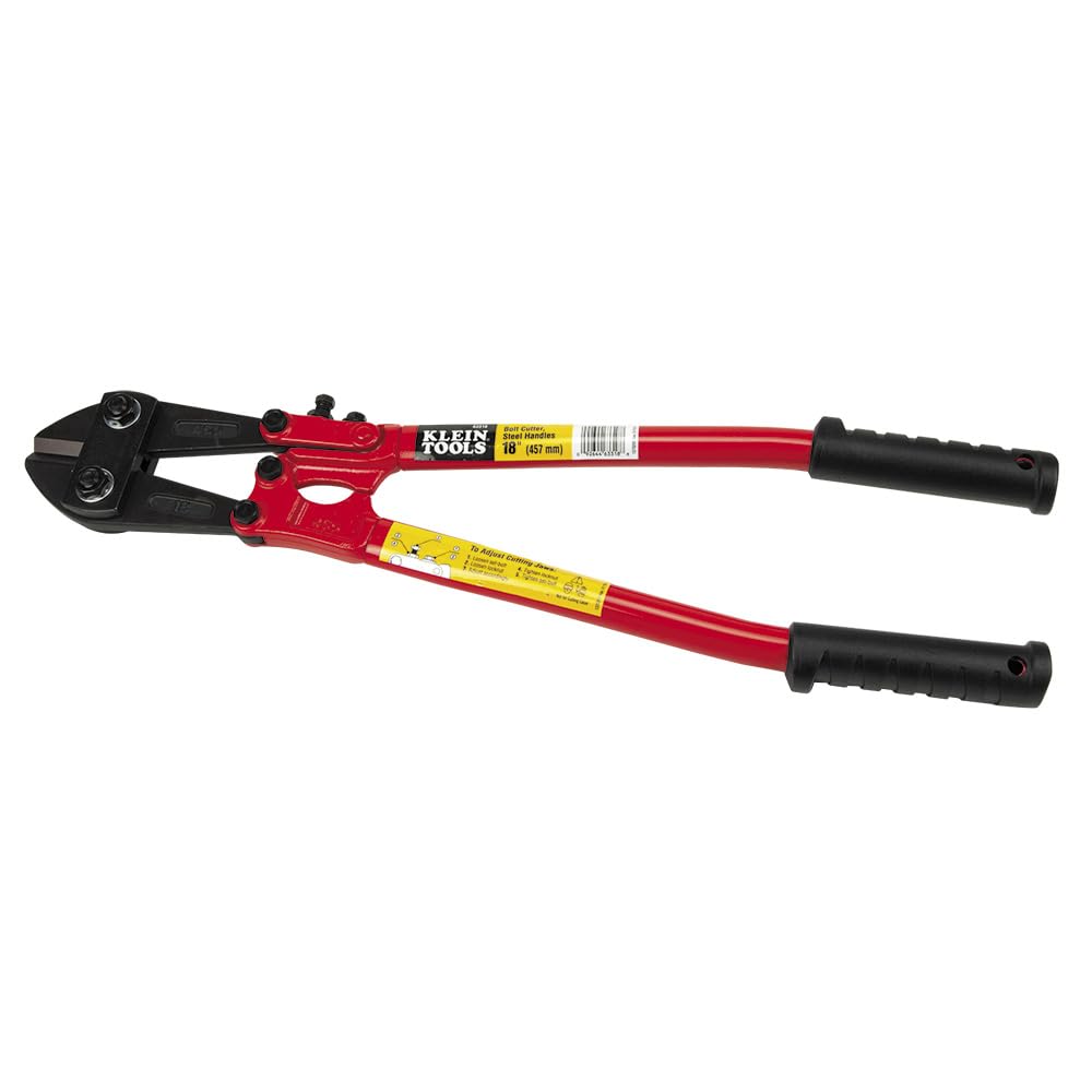 Klein Tools 63318 Bolt Cutter, Steel Handle, 18-Inch