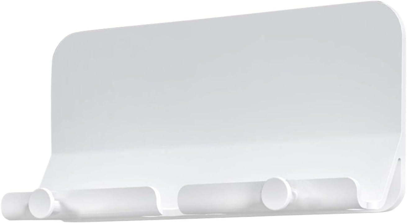 BESPORTBLE Wall Adhesive Phone Charging Stand with Hook, Smartphone Holder and Storage Organizer for Bedroom