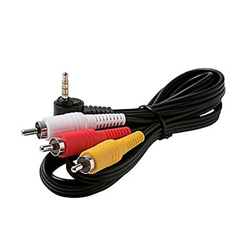 NAC Wire and Cables 6' 3.5mm 3 3.5 mm FT Male RCA Male Cable Camcorder Video Audio RYW Cord Cable Shielded Triple RCA