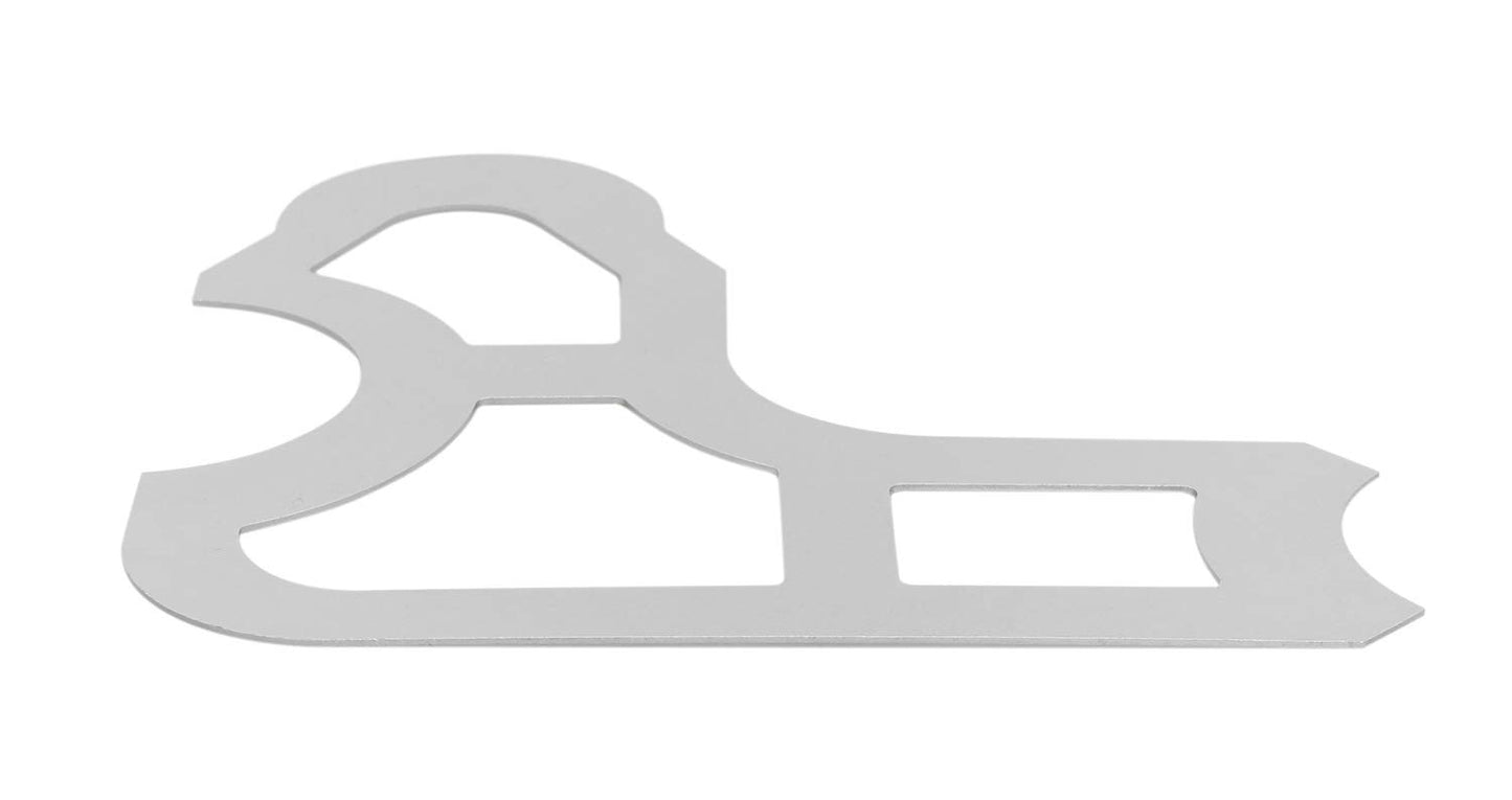 Accusize Industrial Tools 8 Pc Radius Gauge Set 1-1/16'' to 1-1/2'' Gauges without Holder, 3602-5023