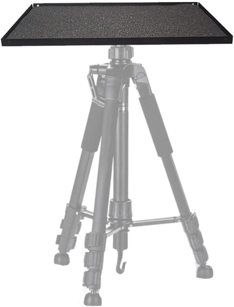 Coret 3/8" 1/4" (9 13 inch) Projector Tray, Laptop Tray Platform Holder Pallet for or Screw Tripod Stand Mount, Widely