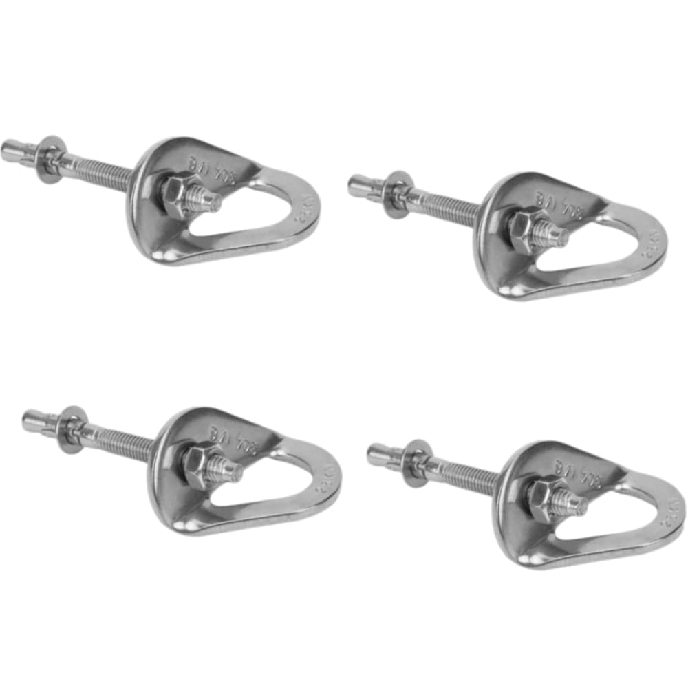 MOPFOL Steel Expansion Anchor Bolts Set – 25KN Load Capacity for Rock Climbing, Rappelling & Gym Mounting, Heavy-Duty Climbing Hangers (8.3mm Aperture)