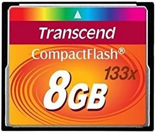 Electronics World 8GB 133x (TS8GCF133) 8 TS8GCF133, Transcend CompactFlash Memory Card Size: GB, Model: Gadget