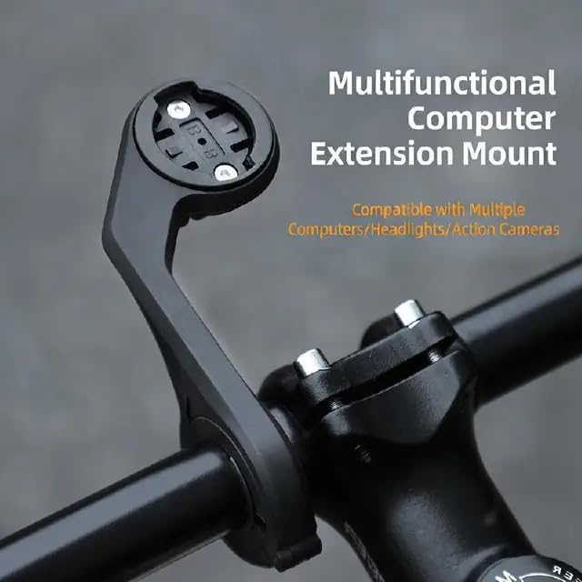 LONLEEYU 22-33MM Bike Computer Mount, Cycling Out Front Bike Mount Designed for All Cycling Computer, Garmin Edge GPS