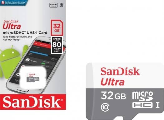 Sandisk 32GB 100MB/s 10 Ultra microSDHC Class UHS-I