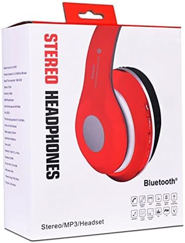 Altatac Headset MP3 Bluetooth Rechargeable Over Ear Foldable Wireless Wired Headphones with Memory Card Slot Built