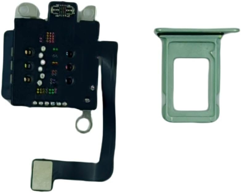 15 Dual Sim Reader and Sim Tray Compatible with iPhone Green