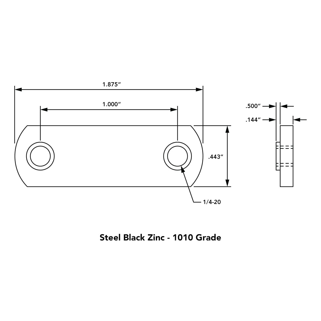 8020, 3280, 10 Series 1/4-20 1/4 Double Threaded Slide in Economy T-Nut Steel T-Slot Accessories for 80/20 Aluminum Extrusion Hardware Nuts (100 Pack)
