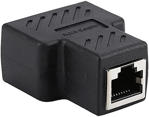 Generic 1 2 RJ45 to Ways Female Splitter Ethernet Network Cable Double Connector Adapter Ports Coupler for Laptop