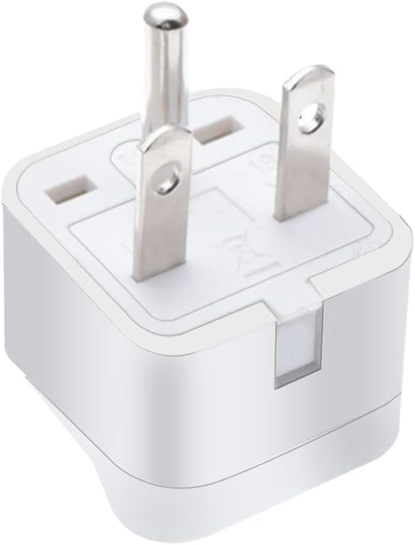 TEWOXIN 5PCS 6-15P Adapter,15A 250V NEMA Plug International to US/Canada Power Plug Converter,for Professional