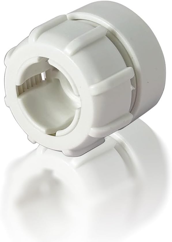 Kado 1/4" 17mm Screw Thread to Ball Head Bracket Connector White, Adapter Universal for Tripod Portable Monitor