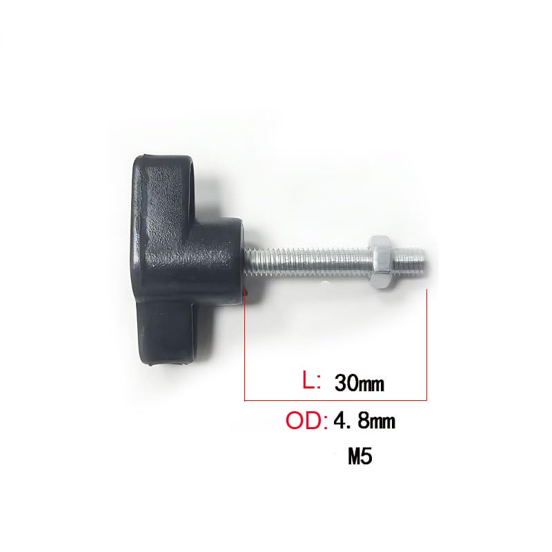 ThtRht 6 Pack Tripod Stand Height Adjustable Wing Knobs with Bolts Screws and Nuts Replacement Pole Tightening Knobs