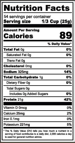 Cage-Free Egg White Protein Powder, USA-Sourced, 21g Protein, 0g Fat, 0g Sugar, 0g Cholesterol (Unflavored, 48 Oz)