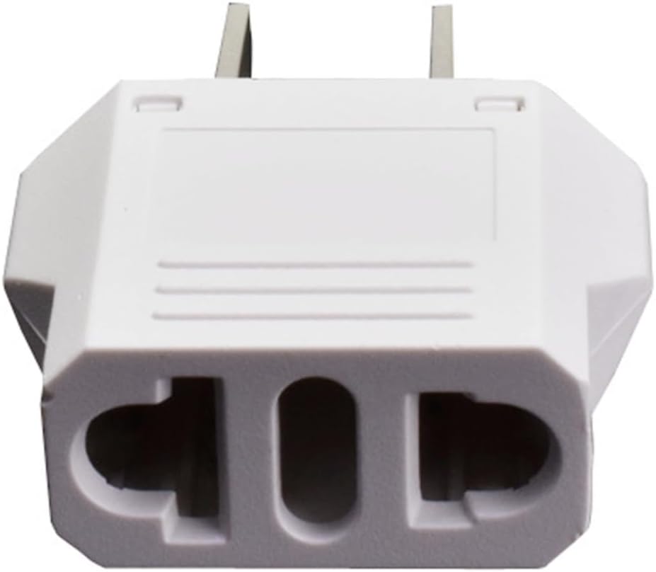 ALINNA 2 Pack 6A 100-250V, GRLRCR US Plug Adapter, EU AU CN to US America Travel Plug Adapter AC Outlet Power