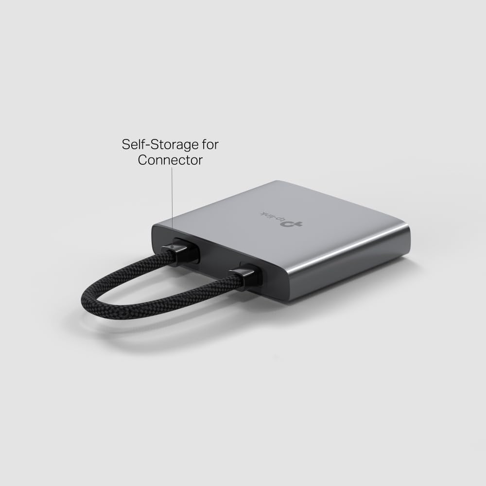 TP-Link 3-in-1 (UH3020C) 4K 100W 1USB-A 3.0 5Gbps USB C Hub Multiport Adapter | HDMI | Power Delivery | Port |