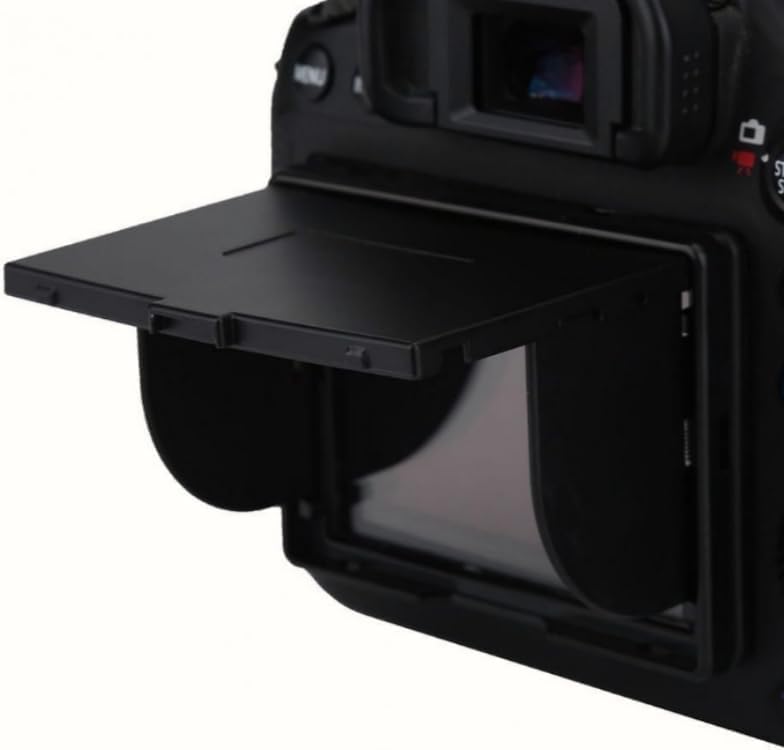 CasaNexa 3" LCD Screen Hood Sun Shade Foldable Anti-Glare Reflection Viewfinder Protector Display Guard Monitor Shield