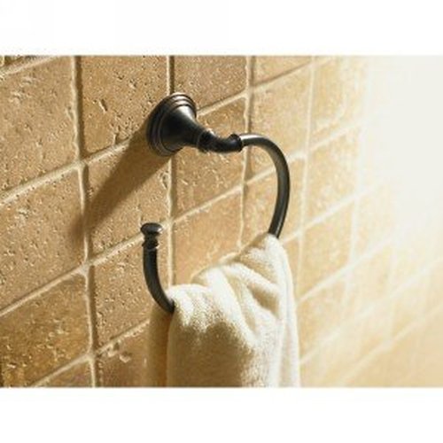 KOHLER K-10557-CP Devonshire Bathroom Towel Ring, Sleek Design, Quick Install, Tools Included, Polished Chrome