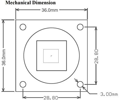 Arducam OV5647 M12 5/4/3/3 for Raspberry Pi Camera Module with Case, Sensor Adjustable and Interchangeable Lens Board