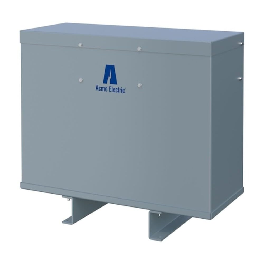 Acme Electric T3796931S Dry Type Distribution Transformer, 3 Phase, 240V Delta Primary Volts, 480V/277V Secondary Volts, 60 Hz, 15 kVA