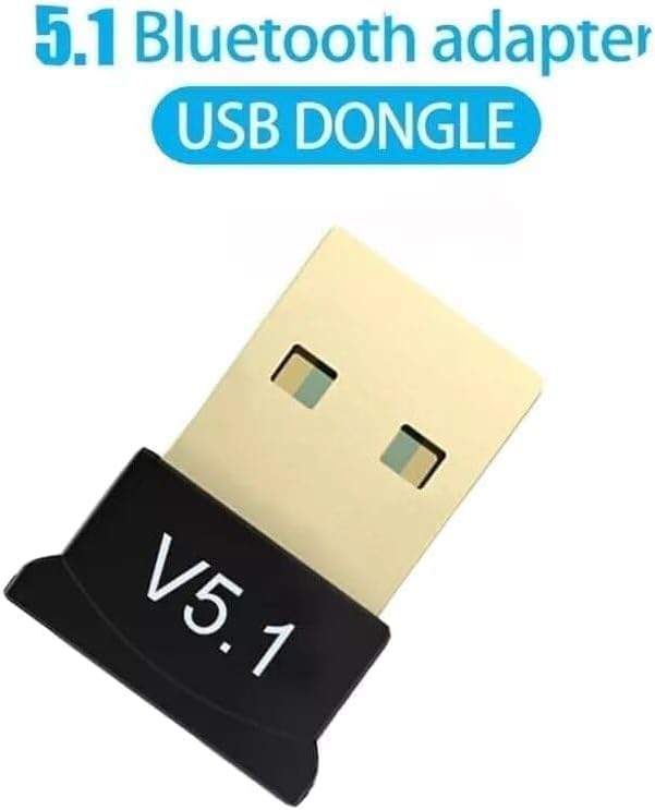 FANTIA 5.1 USB Wireless Bluetooth Adapter, Bluetooth USB Adapter Receiver Audio Transmitter Wireless Receiver Dongle