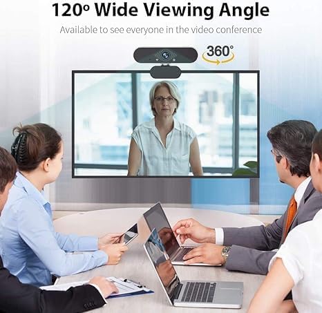 Generic 2K QHD Webcam with Microphone USB Plug & Play Web Camera for Streaming, Video Calls, Zoom, and Remote Work
