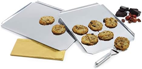Norpro Stainless Steel Cookie Baking Sheet - Durable 14" X 12" Size for Perfect Baking