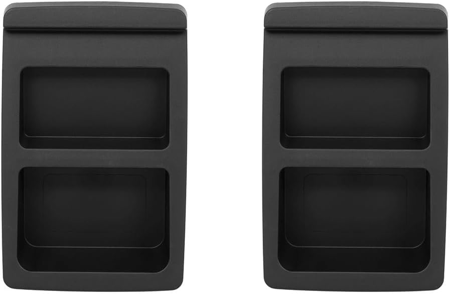 Monoprice 15 Tilted Wedge Desktop Speaker Stands for Medium Sized Speakers, Speaker Riser, Anti-Vibration, Degrees