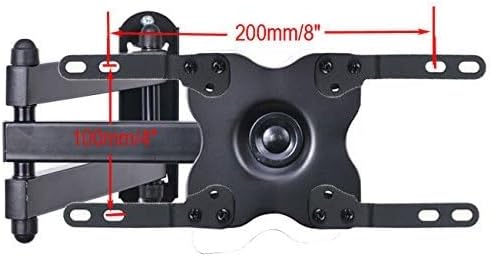 VideoSecu 15" 27" 30" 32" 35" 37" 39" 40" 200x200 ML14B WS2 TV Wall Mount Monitor Bracket with Full Motion Articulating