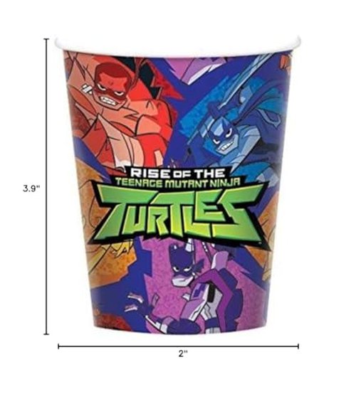 amscan CUP RISE OF TMNT 266ml