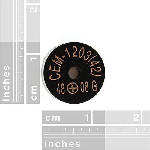 Electronics123.com, Inc. 12mm 2.048kHz Mini Speaker - PC Mount