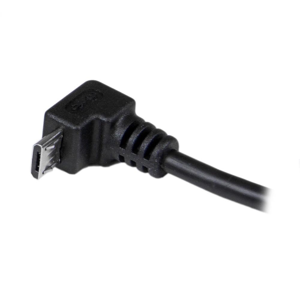 2m 1x 1x (USBAUB2MD), 2m 6 StarTech.com Cord - A to Down Angle Micro B - Down Angled Micro USB Cable - USB A (M), USB