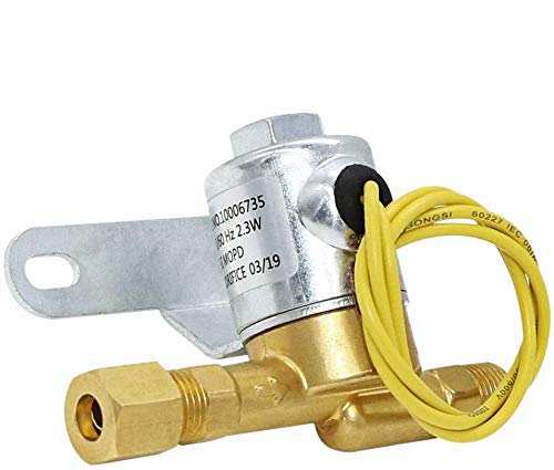 4040 Humidifier Solenoid Valve 24 volts 60 Hz (Yellow) Fit for A-prilaire Humidifier Compatible with 400 400M 500 500M 600 600M 558 550 A 550 568 560A 560 700 700M 768 760A 760 - 1 YEAR WARRANTY