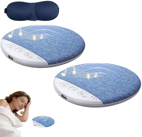 Ultra-Thin Bluetooth Pillow Speaker for Sleeping, Built-in White Noise to Support Sleep, Dual-Mode Speakers Audio